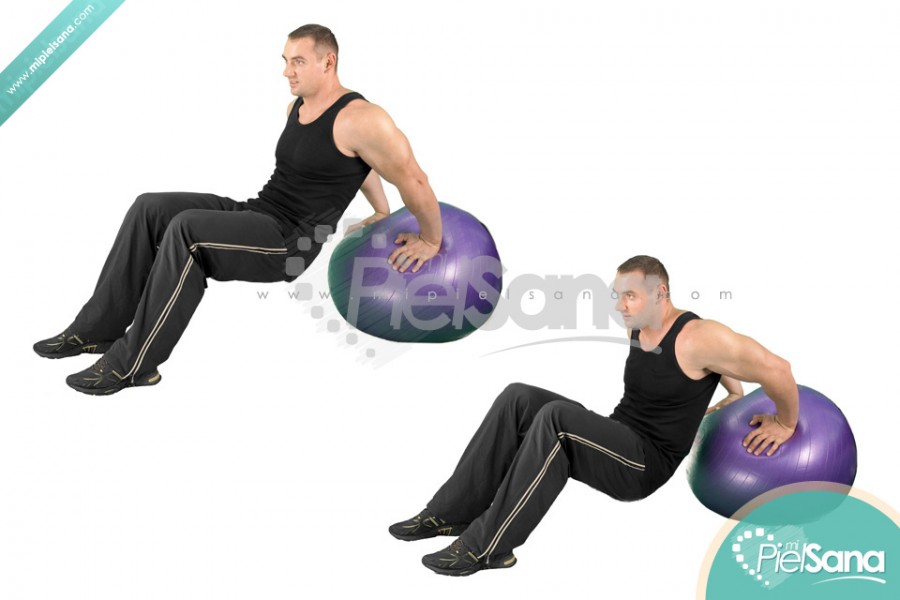 Exercise Ball Dip