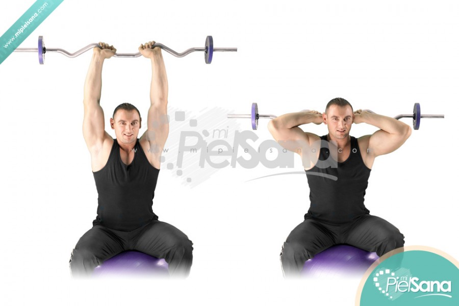 Exercise Ball French Press