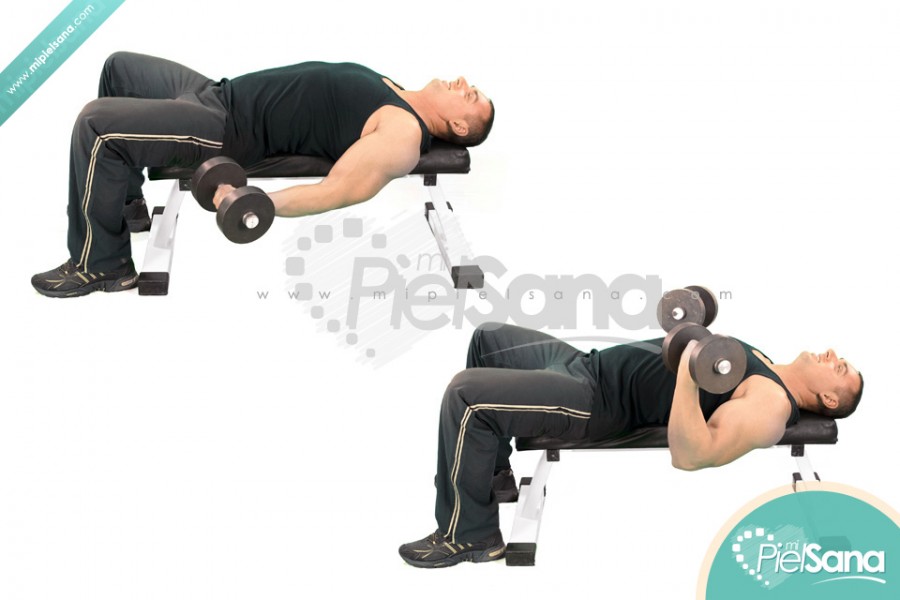 Lying Dumbbell Curl