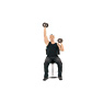 Alternate Seated Palms In Dumbbell Press