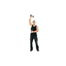 One Arm Standing Dumbbell Press